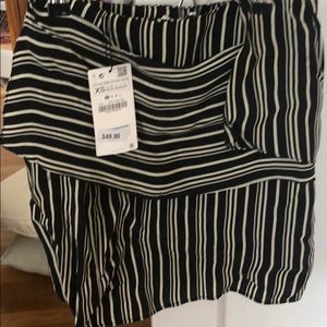 Zara stripe skirt NWT